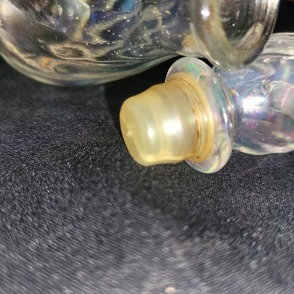 Vintage Perfume Glass bottle, Iridescent - Picture 8 of 10
